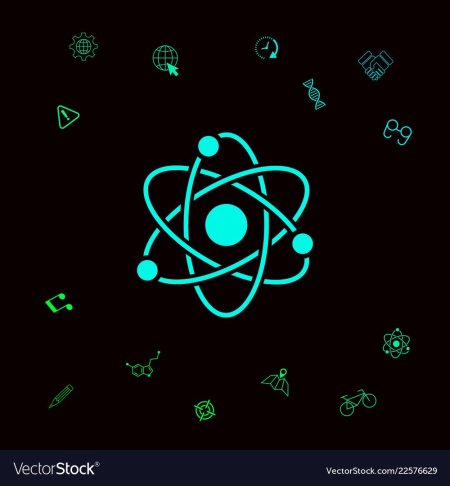 Значок атом