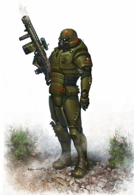 Ретрофутуризм солдаты