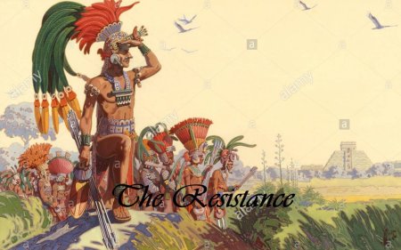 Воин ацтек майя индеец