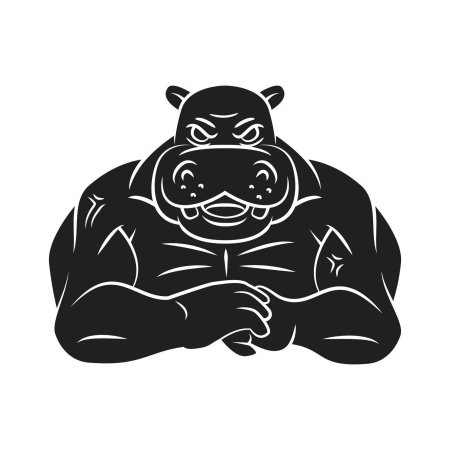 Бегемот качок