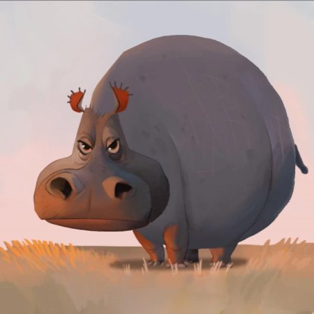 Бегемот гиппопотам глория