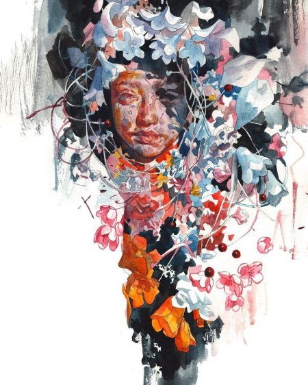 Акварельная картина