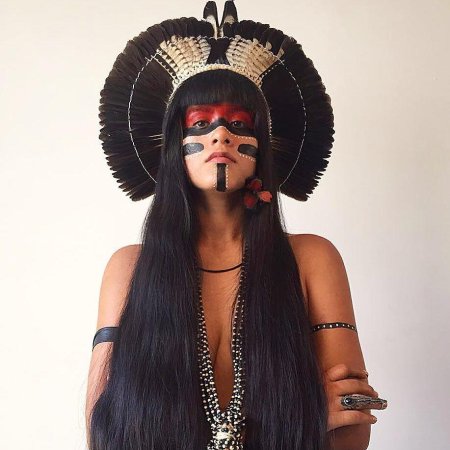 Грим индейца