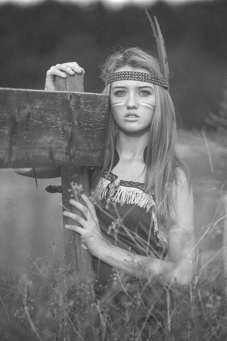 Индеец девушка