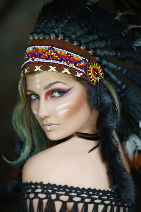 Индейская девушка