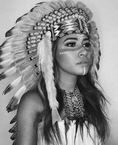 Индеец девушка