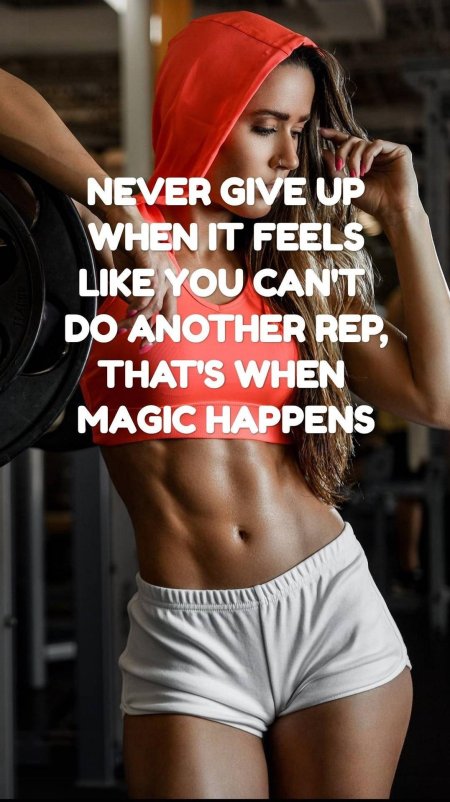 Фитнес мотиваторы для девушек