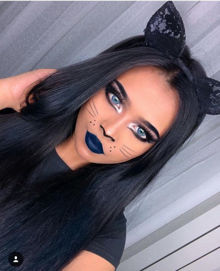 Макияж кошка