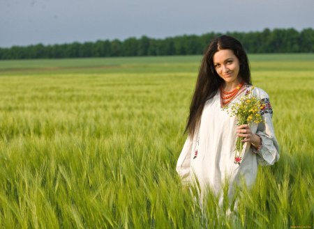 Красавица в поле