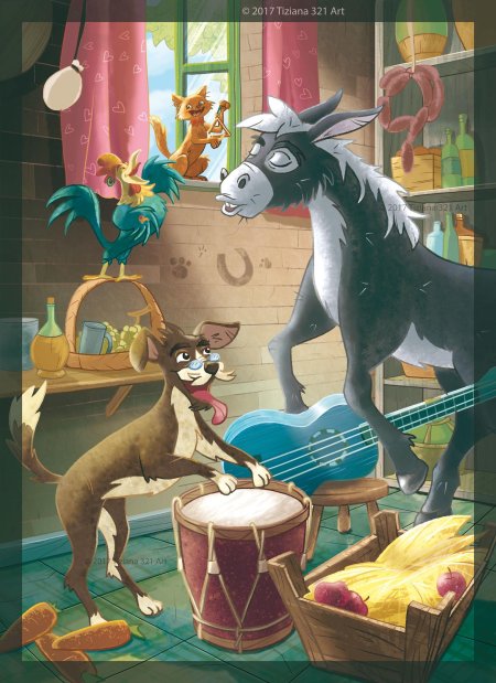 Сказки братьев гримм бременские музыканты