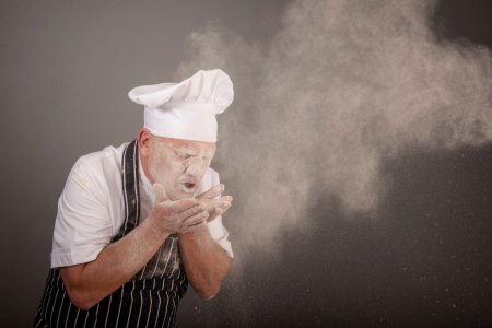 Мужик в муке