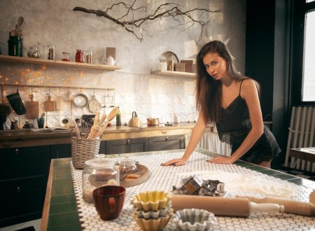 Фотосессия на кухне