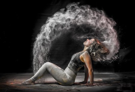 Фотосессия с мукой