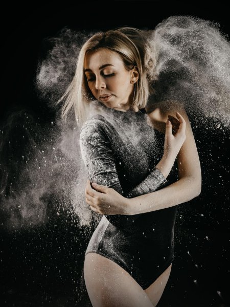 Фотосессия с мукой