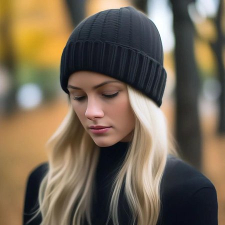 Шапка бини женская