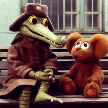 Чебурашка и крокодил гена мультфильм