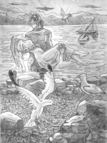 Александр беляев человек амфибия иллюстрации