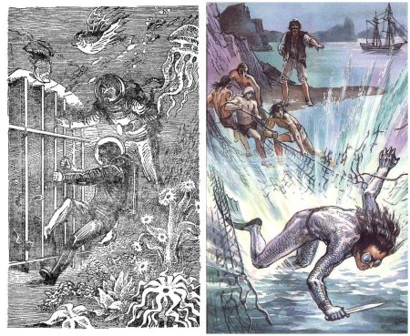 Александр беляев человек амфибия иллюстрации