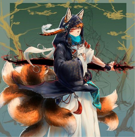 Кицунэ генко лис