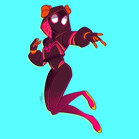 Человек паук через вселенные майлз моралес