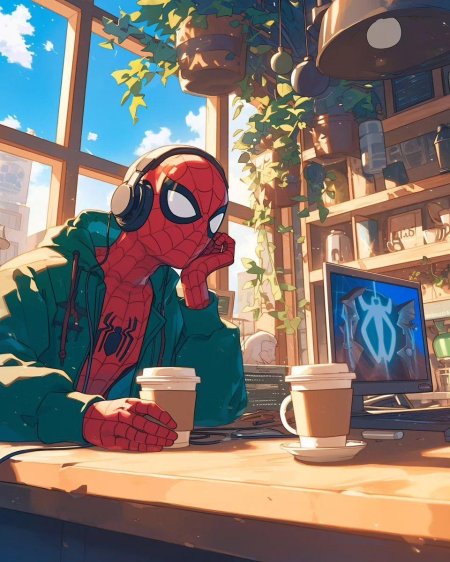 Человек паук арт