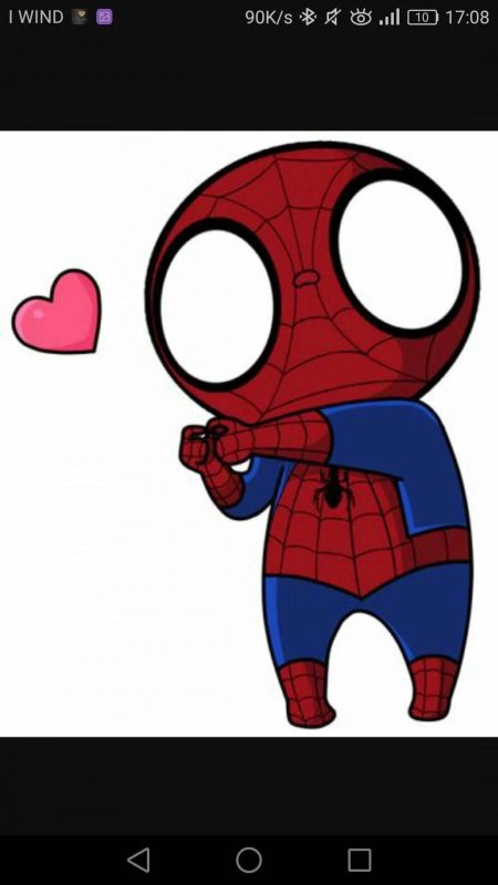 Марвел паук чиби