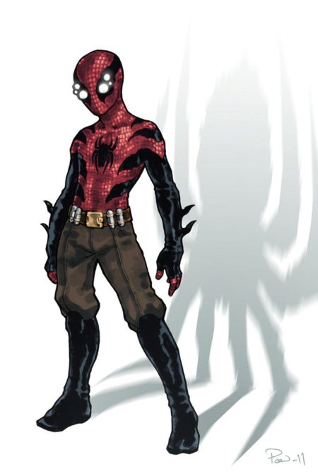 Фан арты костюма человека паука