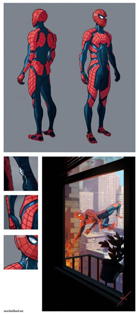 Человек паук редизайн