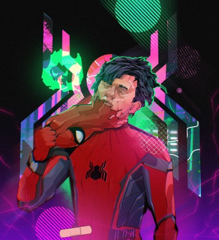 Питер паркер человек паук том холланд