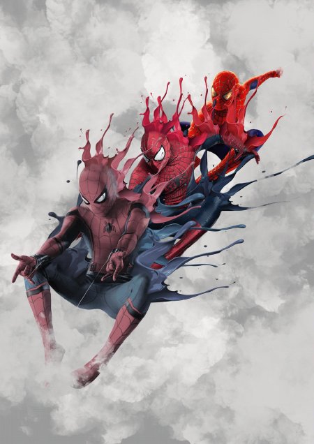 Человек паук арт