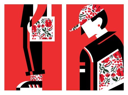 Плакат графический дизайн