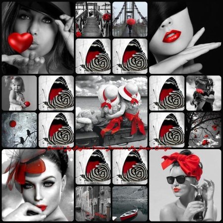 Черно красные картины