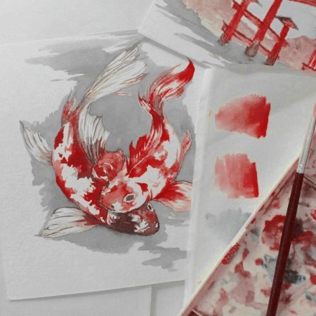 Эстетичные рисунки акварелью