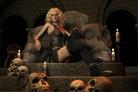 Женщина на троне