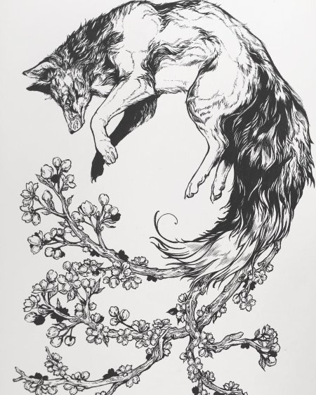 Эскизы татуировок с животными