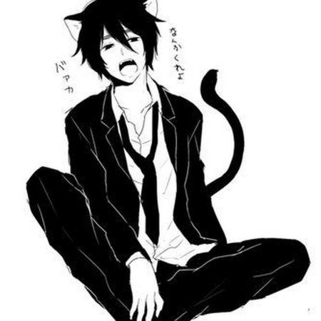 Аниме парень с ушками