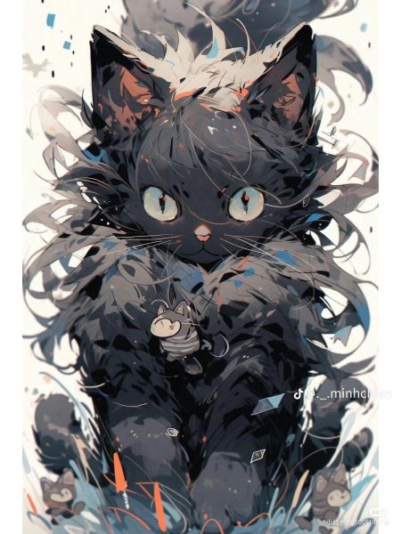 Милые котики аниме