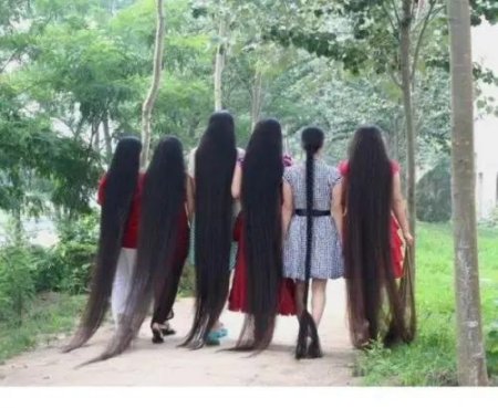 Очень длинные волосы