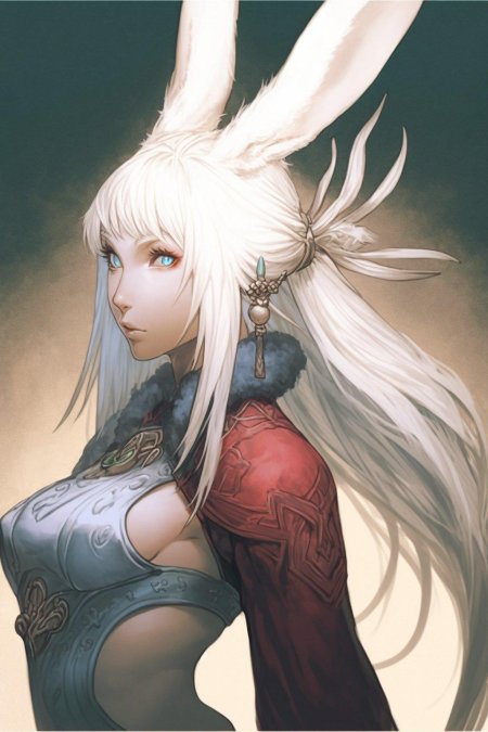 Девушка кролик