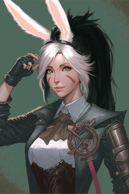 Девушка кролик