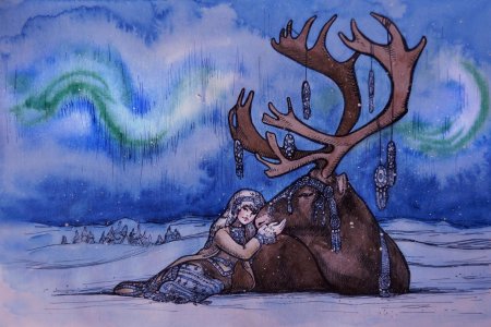 Сказка гордый олень манси