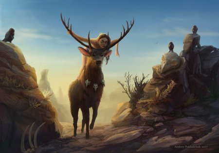 Олень фэнтези