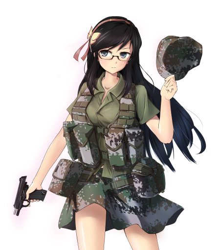 Аниме тянки милитари