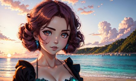 Красивые девушки нейросеть арт