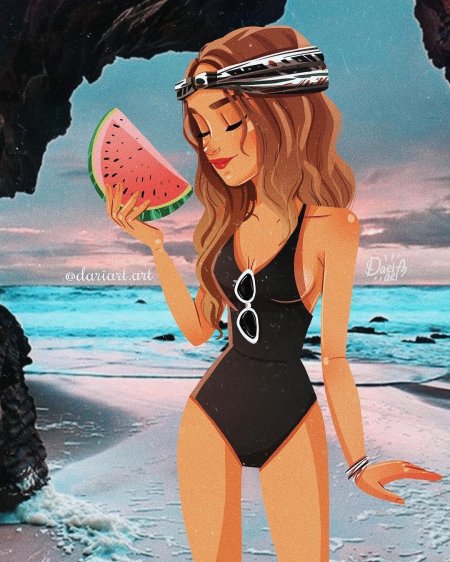 Диснеевские принцессы в современном стиле