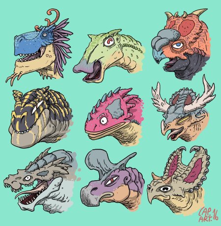 Динозавр арт