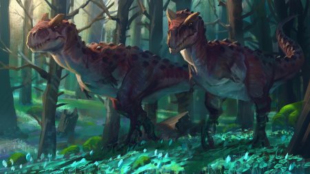 Тираннозавр мир юрского периода арт