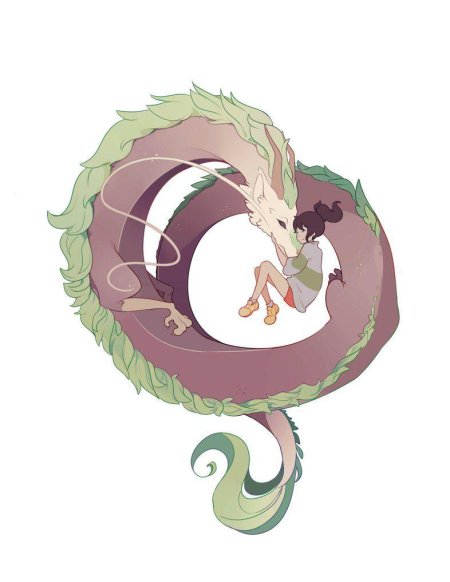 Хаяо миядзаки унесенные призраками дракон