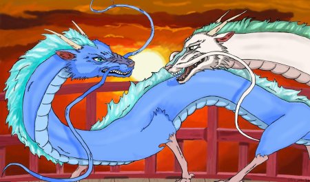 Хаяо миядзаки дракон хаку