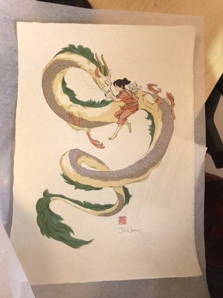 Хаяо миядзаки аниме унесенные призраками дракон